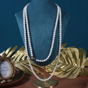 women long pearl necklace