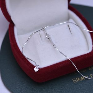 S925 silver pearl pendant necklace