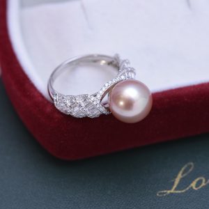 925 sterling silver pearl ring